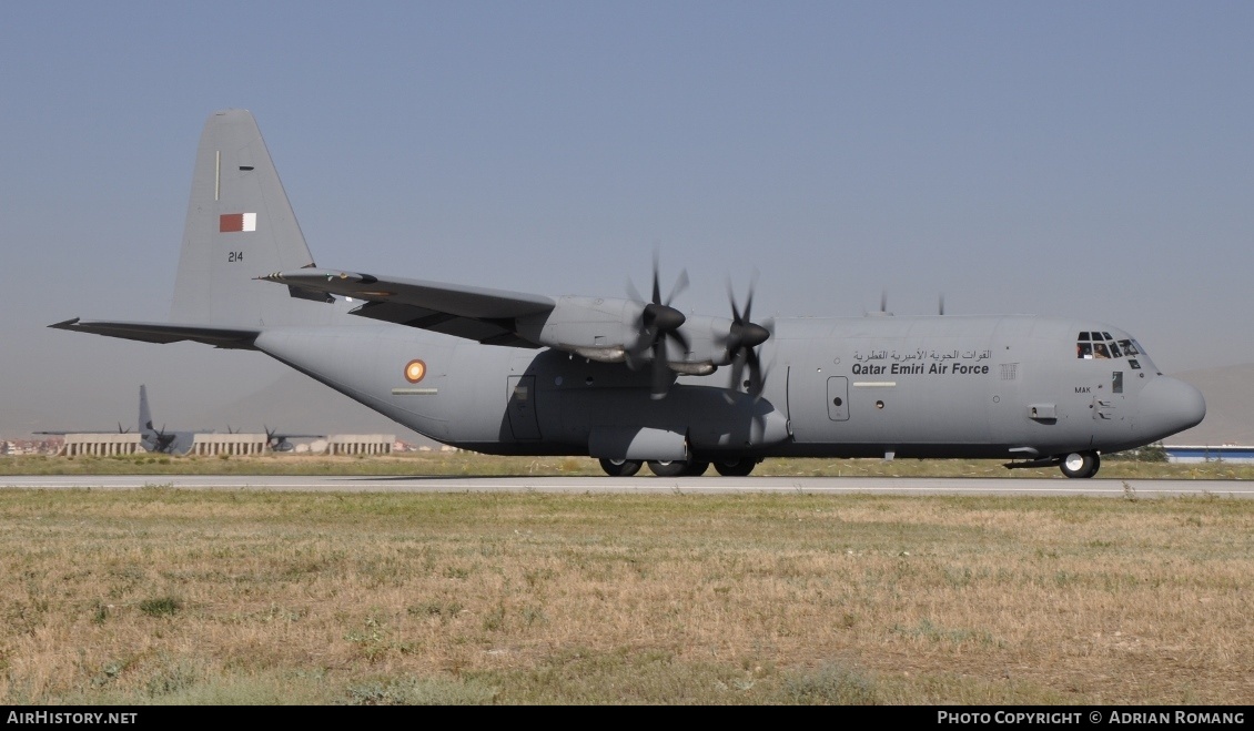 Aircraft Photo of 214 / A7-MAK | Lockheed Martin C-130J-30 Hercules | Qatar - Air Force | AirHistory.net #724307