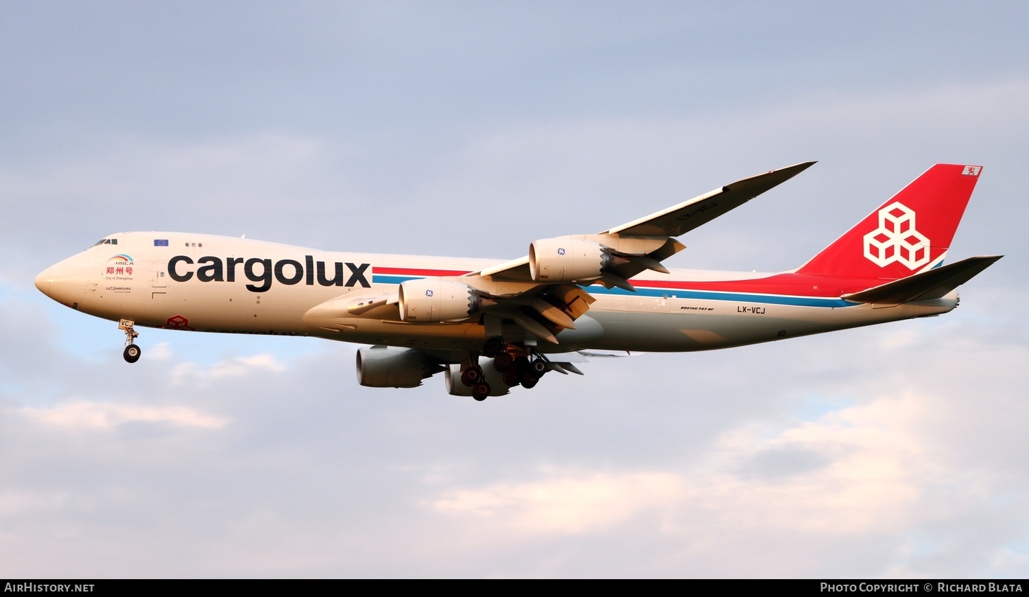 Aircraft Photo of LX-VCJ | Boeing 747-8R7F/SCD | Cargolux | AirHistory.net #724316