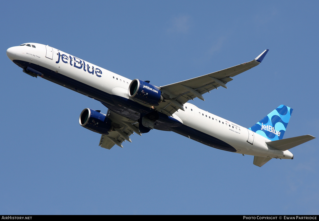 Aircraft Photo of N2180J | Airbus A320-271NX | JetBlue Airways | AirHistory.net #724343