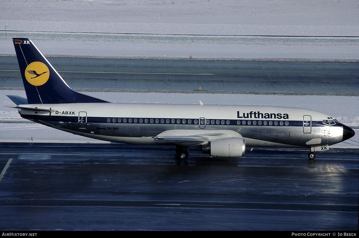 Aircraft Photo of D-ABXK | Boeing 737-330 | Lufthansa | AirHistory.net #724348
