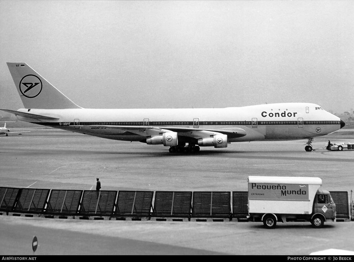Aircraft Photo of D-ABYF | Boeing 747-230B | Condor Flugdienst | AirHistory.net #724350