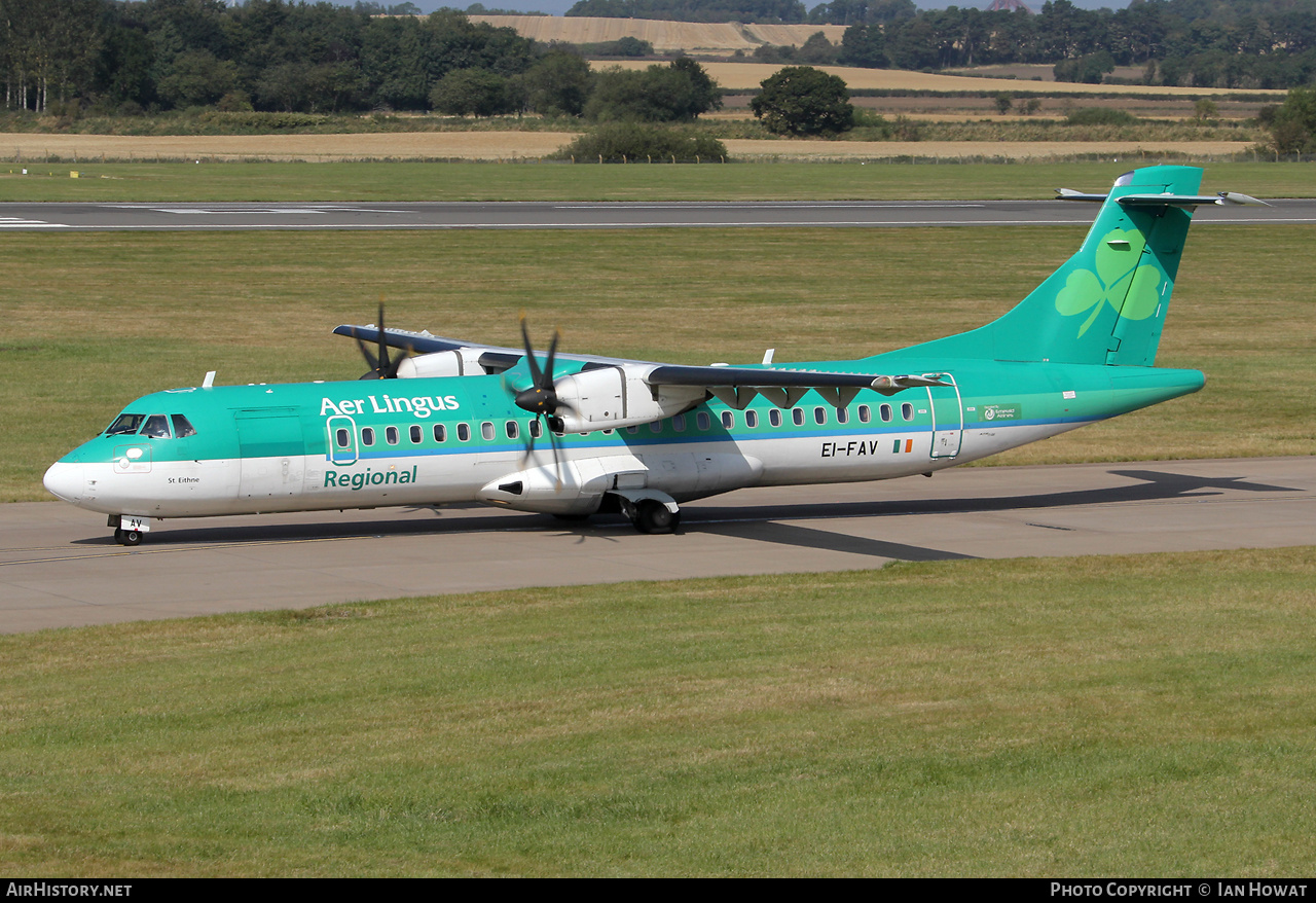Aircraft Photo of EI-FAV | ATR ATR-72-600 (ATR-72-212A) | Aer Lingus Regional | AirHistory.net #724360