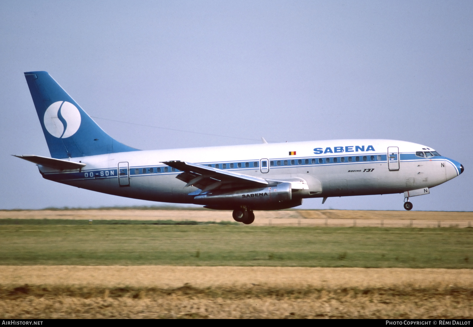 Aircraft Photo of OO-SDN | Boeing 737-229/Adv | Sabena | AirHistory.net #724365