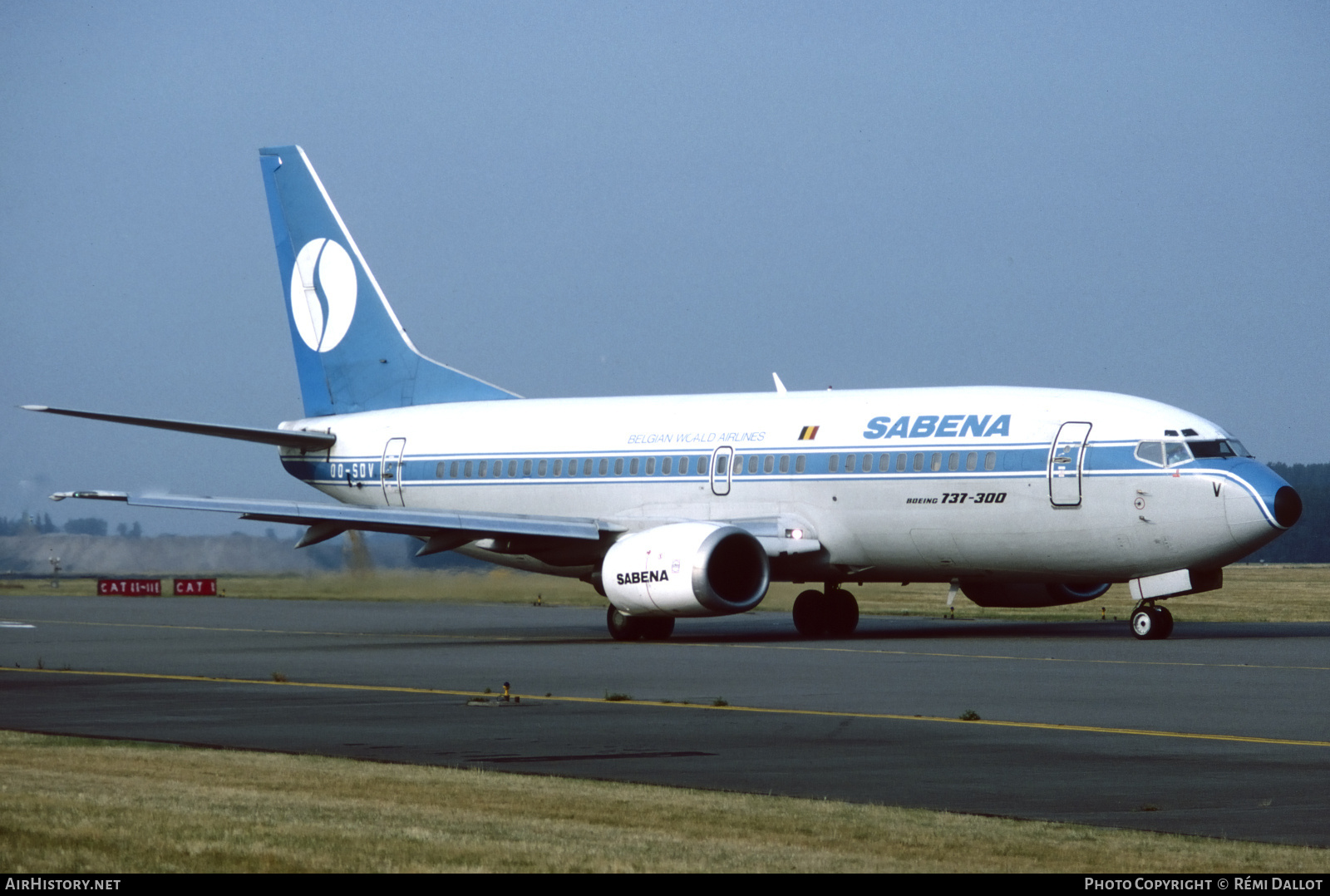 Aircraft Photo of OO-SDV | Boeing 737-329 | Sabena | AirHistory.net #724369