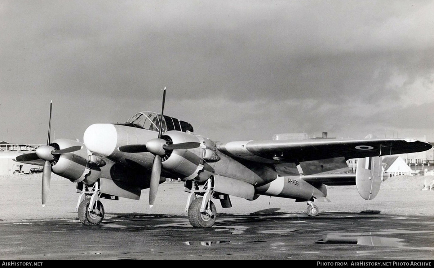 Aircraft Photo of RH798 | Bristol 164 Brigand T4 | UK - Air Force | AirHistory.net #724377
