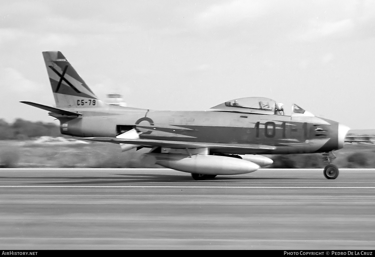 Aircraft Photo of C5-79 | North American F-86F Sabre | Spain - Air Force | AirHistory.net #724382