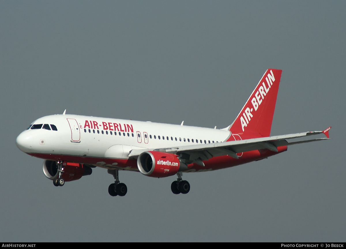 Aircraft Photo of D-ABGG | Airbus A319-112 | Air Berlin | AirHistory.net #724386