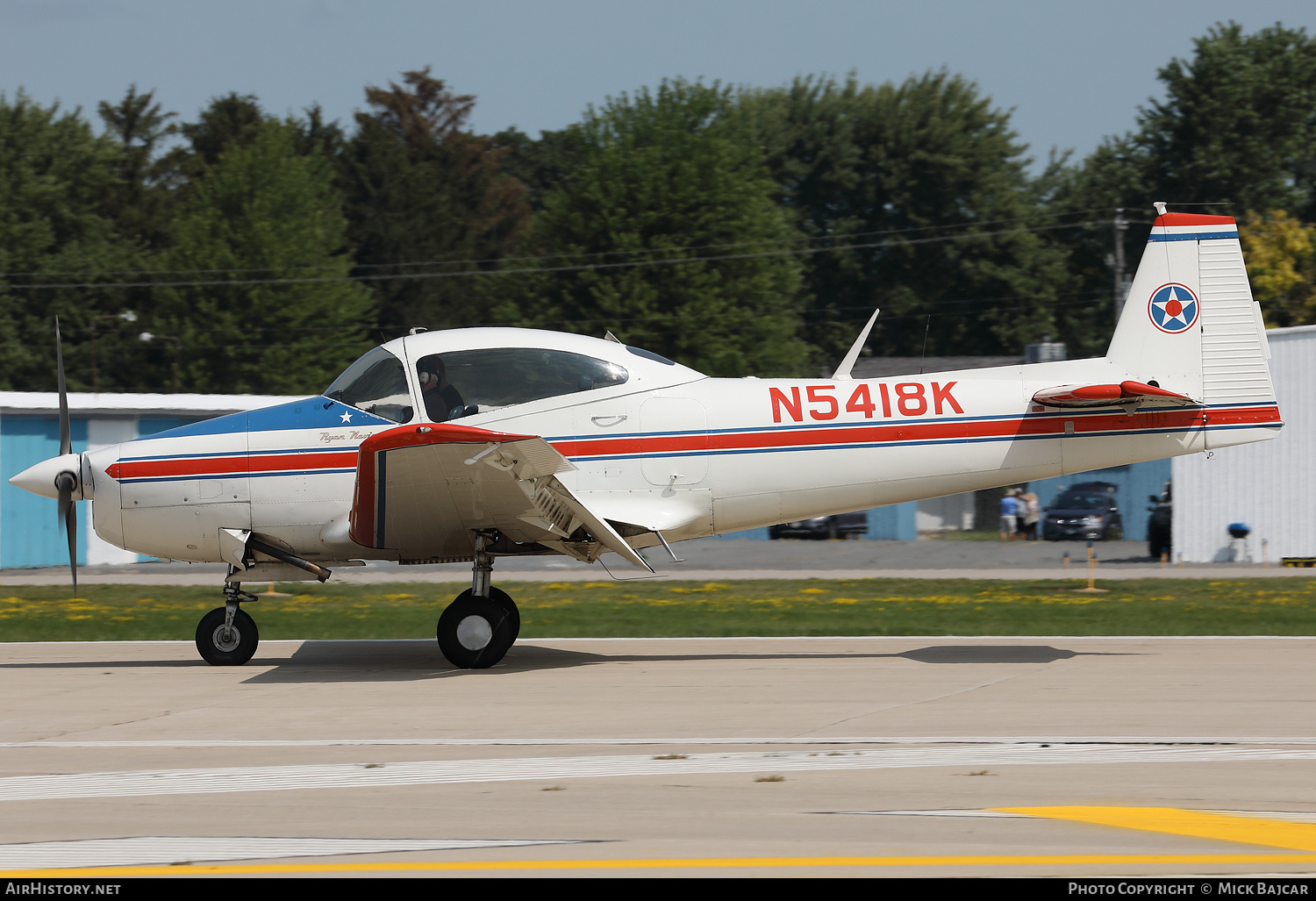 Aircraft Photo of N5418K | Ryan Navion B | AirHistory.net #724399