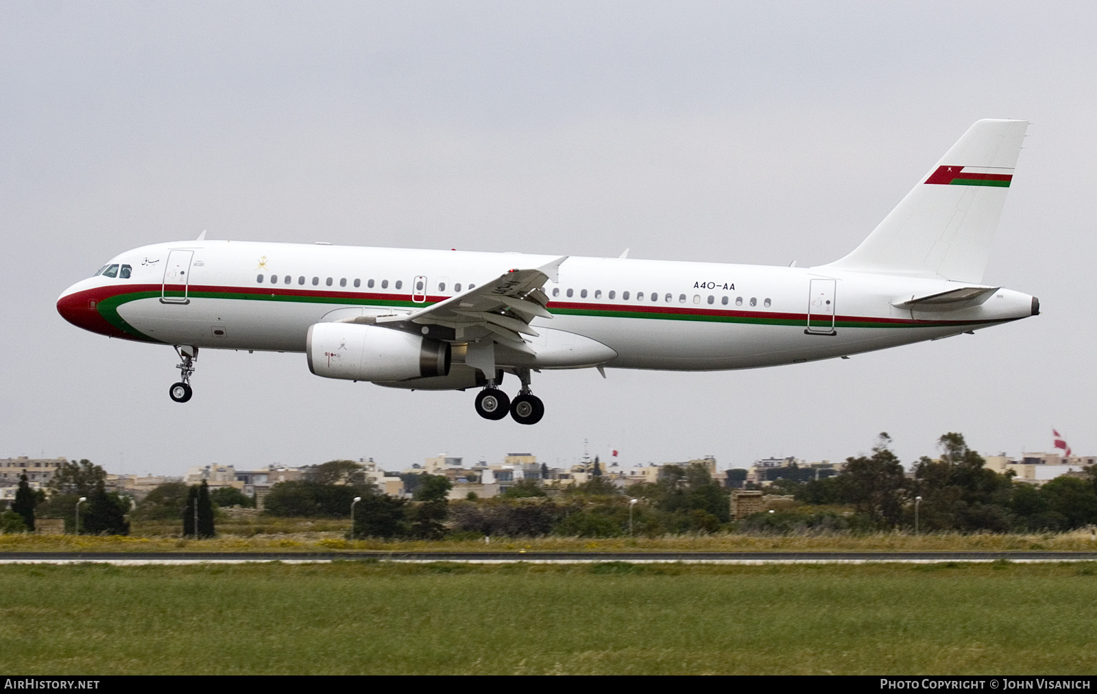 Aircraft Photo of A4O-AA | Airbus A320-232 | Oman Royal Flight | AirHistory.net #724428