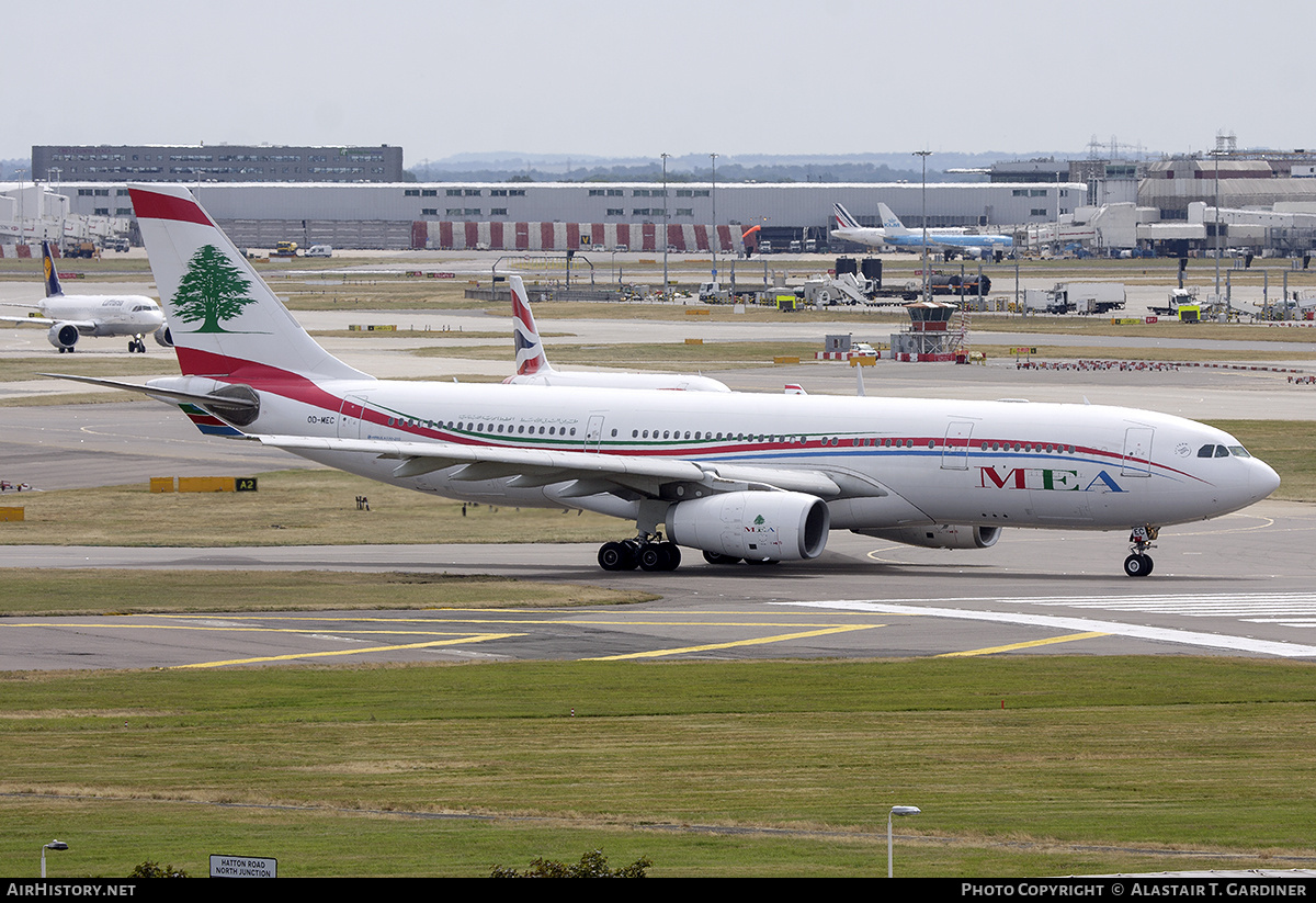 Aircraft Photo of OD-MEC | Airbus A330-243 | MEA - Middle East Airlines | AirHistory.net #724442