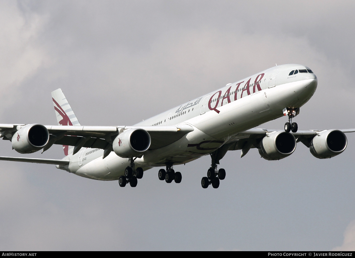 Aircraft Photo of A7-AGD | Airbus A340-642 | Qatar Airways | AirHistory.net #724447