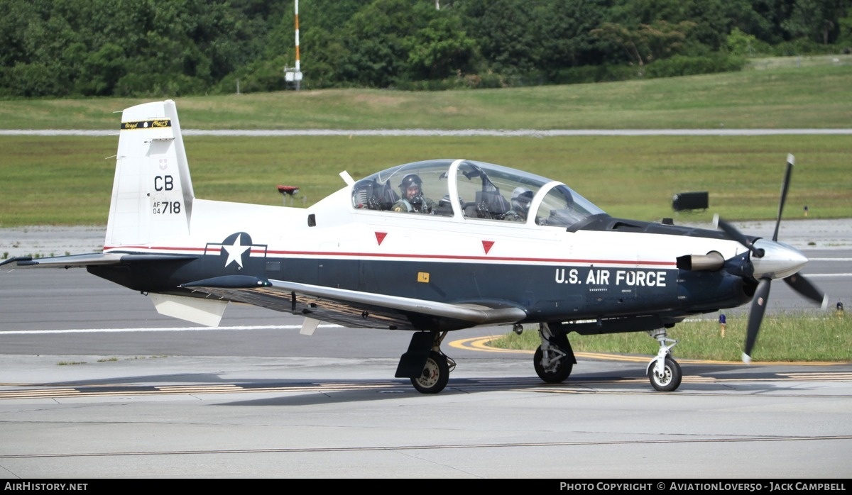 Aircraft Photo of 04-3718 / AF04-718 | Raytheon T-6A Texan II | USA - Air Force | AirHistory.net #724455