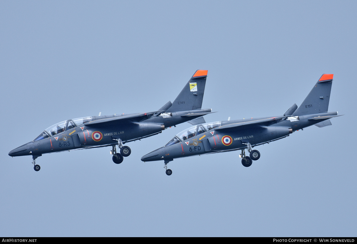 Aircraft Photo of E149 | Dassault-Dornier Alpha Jet E | France - Air Force | AirHistory.net #724456