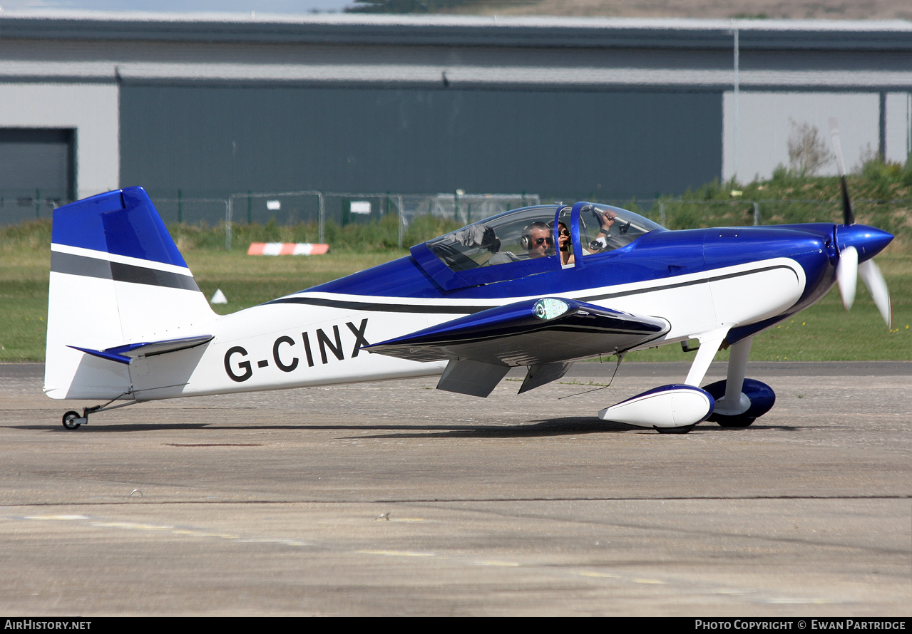 Aircraft Photo of G-CINX | Van's RV-7 | AirHistory.net #724463