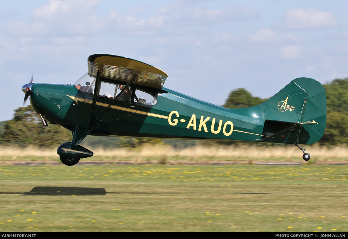 Aircraft Photo of G-AKUO | Aeronca 11AC Chief | AirHistory.net #724482