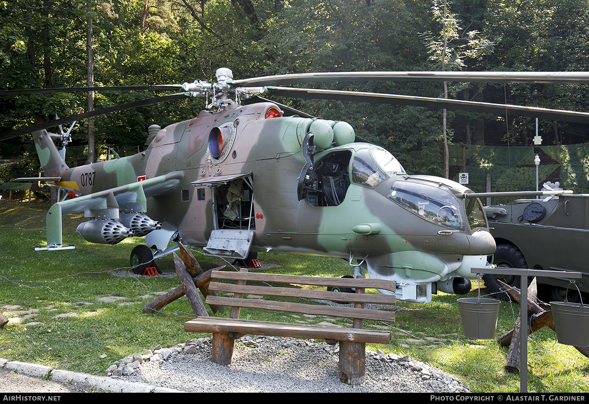 Aircraft Photo of 0787 | Mil Mi-24V | Slovakia - Air Force | AirHistory.net #724497