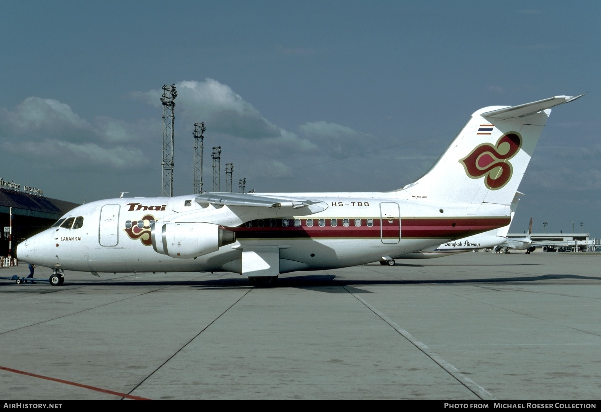 Aircraft Photo of HS-TBO | British Aerospace BAe-146-100 | Thai Airways International | AirHistory.net #724521