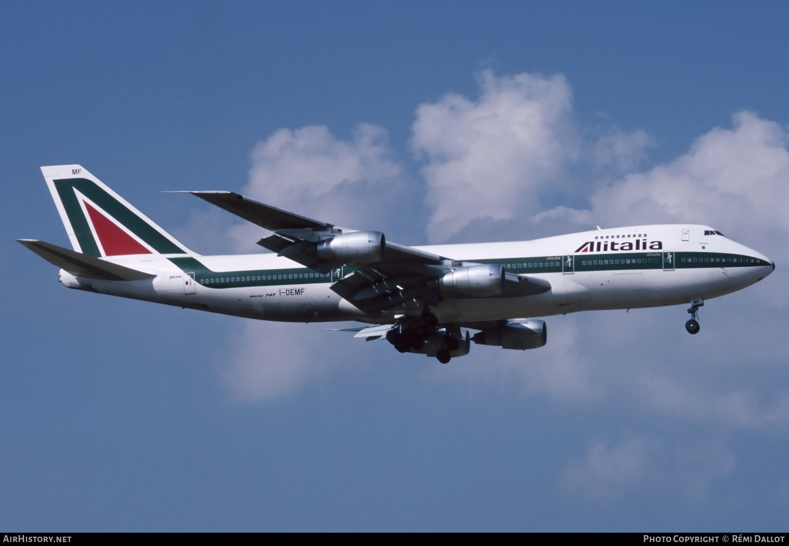 Aircraft Photo of I-DEMF | Boeing 747-243B | Alitalia | AirHistory.net #724574