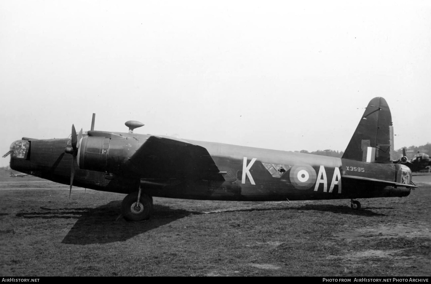 Aircraft Photo of X3595 | Vickers Wellington Mk3 | UK - Air Force | AirHistory.net #724576