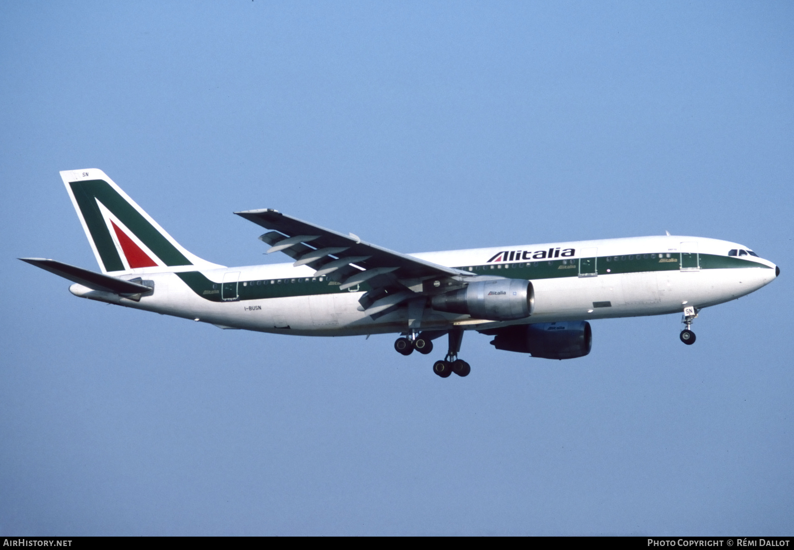 Aircraft Photo of I-BUSN | Airbus A300B2-203 | Alitalia | AirHistory.net #724598