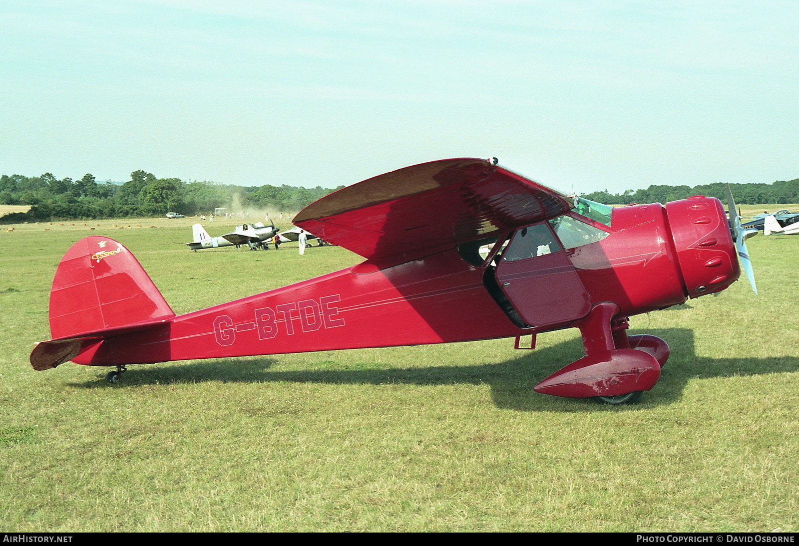 Aircraft Photo of G-BTDE | Cessna C-165 Airmaster | AirHistory.net #724627