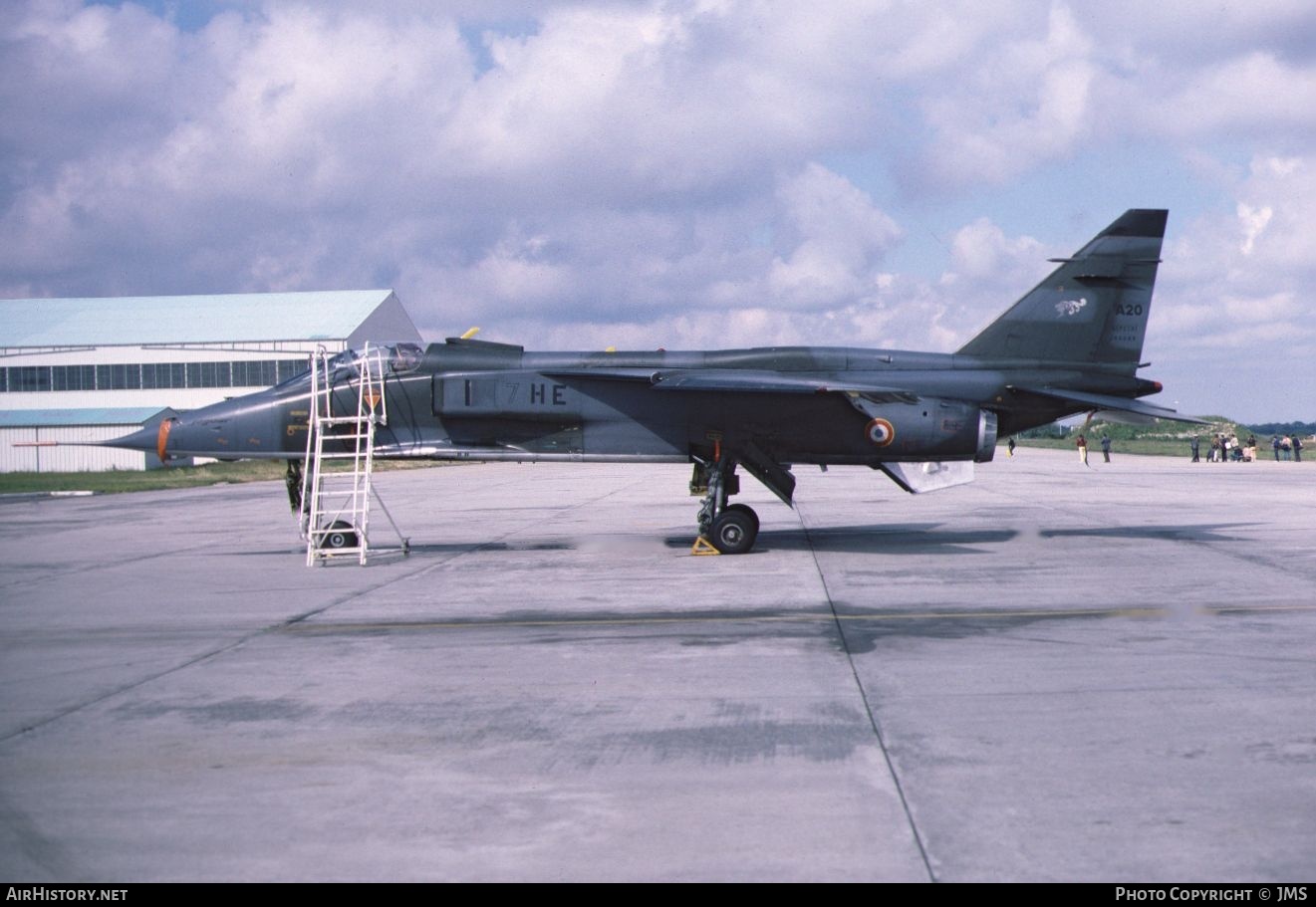 Aircraft Photo of A20 | Sepecat Jaguar A | France - Air Force | AirHistory.net #724650