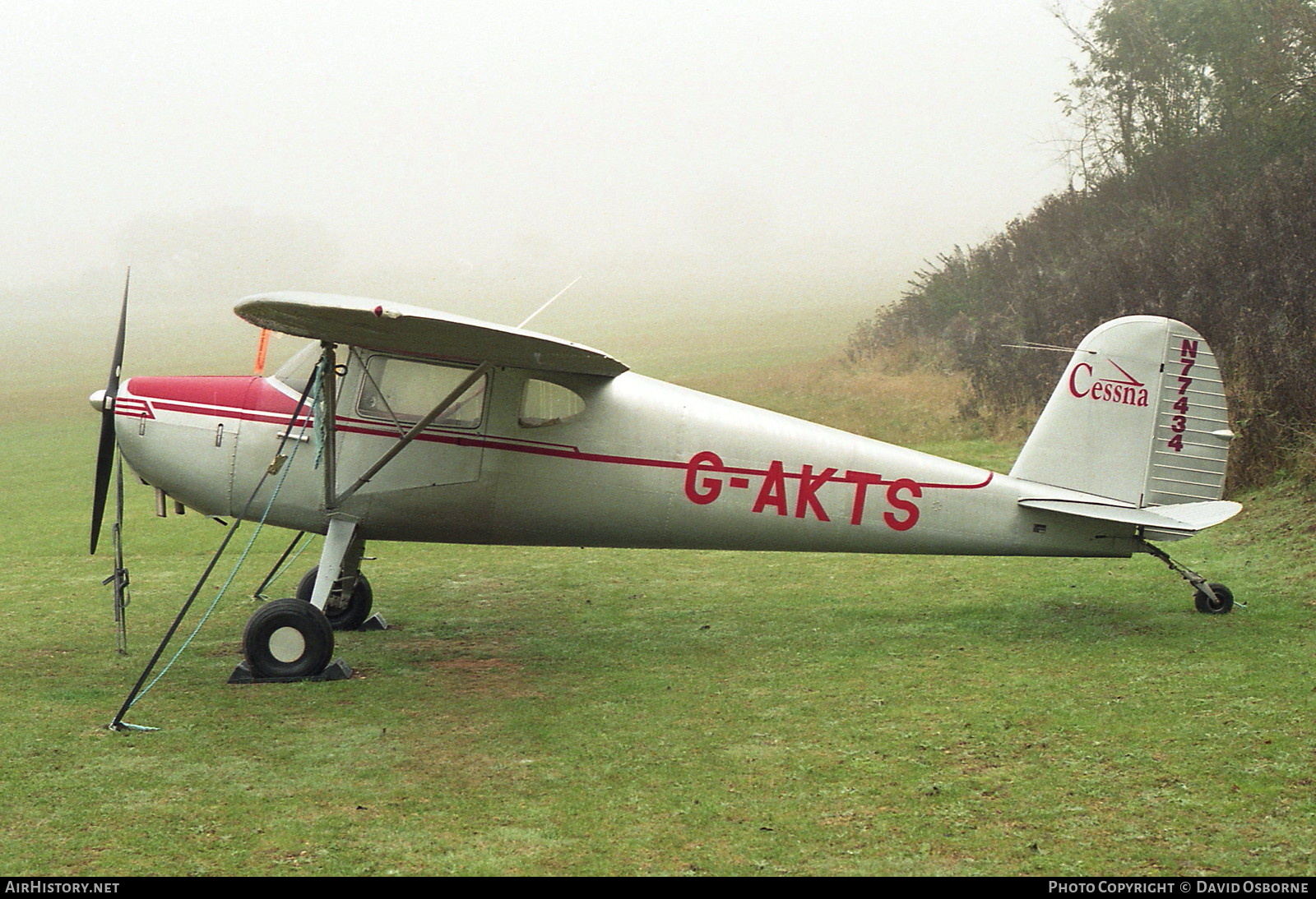 Aircraft Photo of G-AKTS / N77434 | Cessna 120 | AirHistory.net #724657