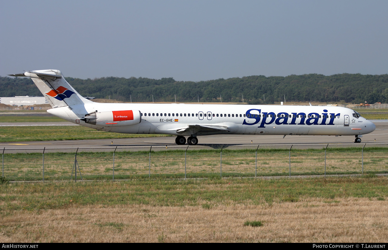 Aircraft Photo of EC-GHE | McDonnell Douglas MD-83 (DC-9-83) | Spanair | AirHistory.net #724676