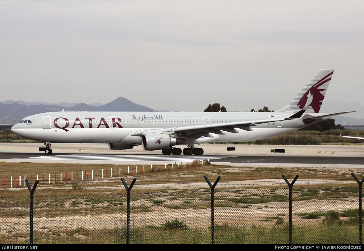 Aircraft Photo of A7-AEO | Airbus A330-302 | Qatar Airways | AirHistory.net #724698