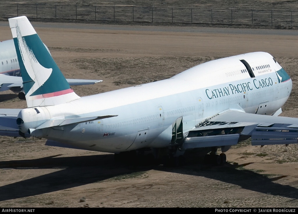 Aircraft Photo of B-HOZ | Boeing 747-467(BCF) | Cathay Pacific Airways Cargo | AirHistory.net #724701