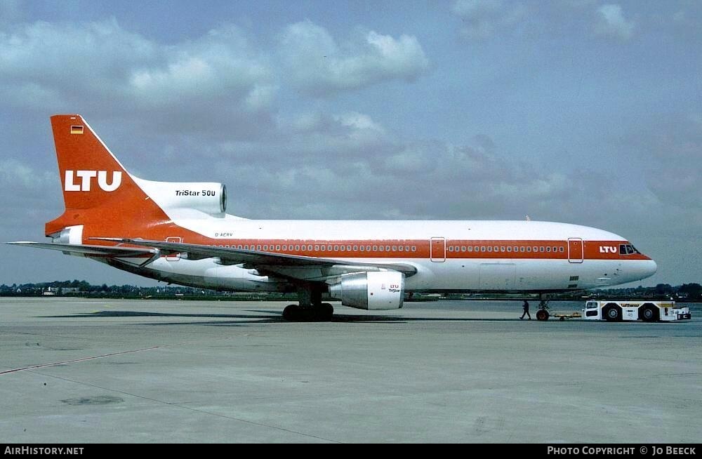 Aircraft Photo of D-AERV | Lockheed L-1011-385-3 TriStar 500 | LTU - Lufttransport-Unternehmen | AirHistory.net #724715
