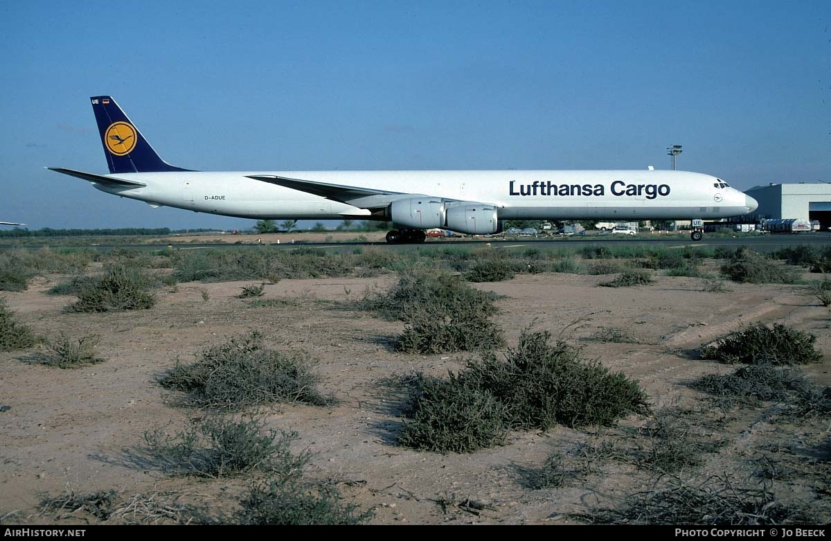 Aircraft Photo of D-ADUE | McDonnell Douglas DC-8-73AF | Lufthansa Cargo | AirHistory.net #724749