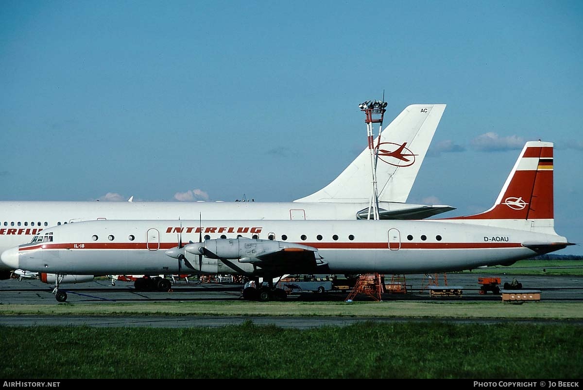 Aircraft Photo of D-AOAU | Ilyushin Il-18D | Interflug | AirHistory.net #724756