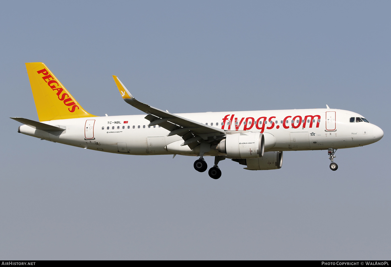 Aircraft Photo of TC-NBL | Airbus A320-251N | Pegasus Airlines | AirHistory.net #724768