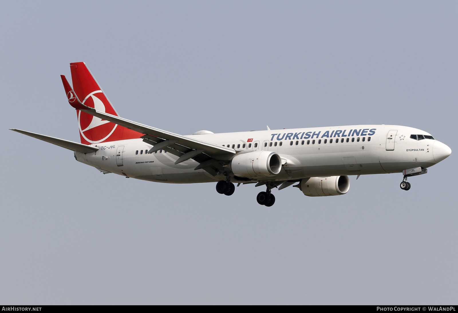 Aircraft Photo of TC-JVL | Boeing 737-8F2 | Turkish Airlines | AirHistory.net #724770