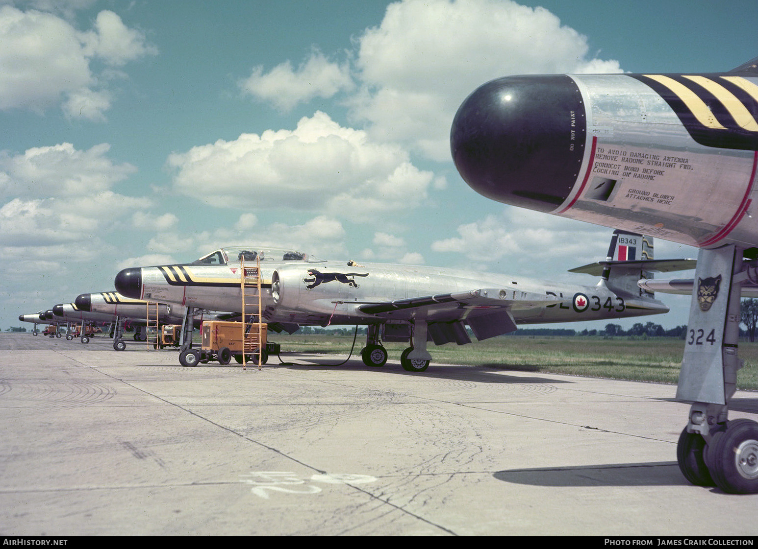 Aircraft Photo of 18343 | Avro Canada CF-100 Canuck Mk.4B | Canada - Air Force | AirHistory.net #724796