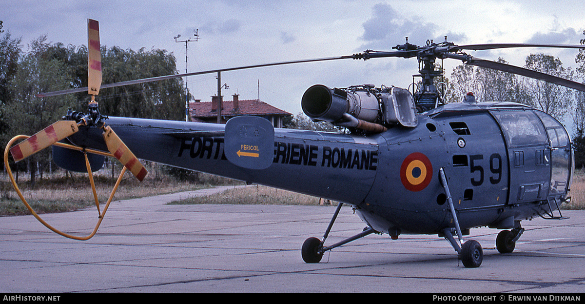 Aircraft Photo of 59 | IAR IAR-316B Alouette III | Romania - Air Force | AirHistory.net #724816