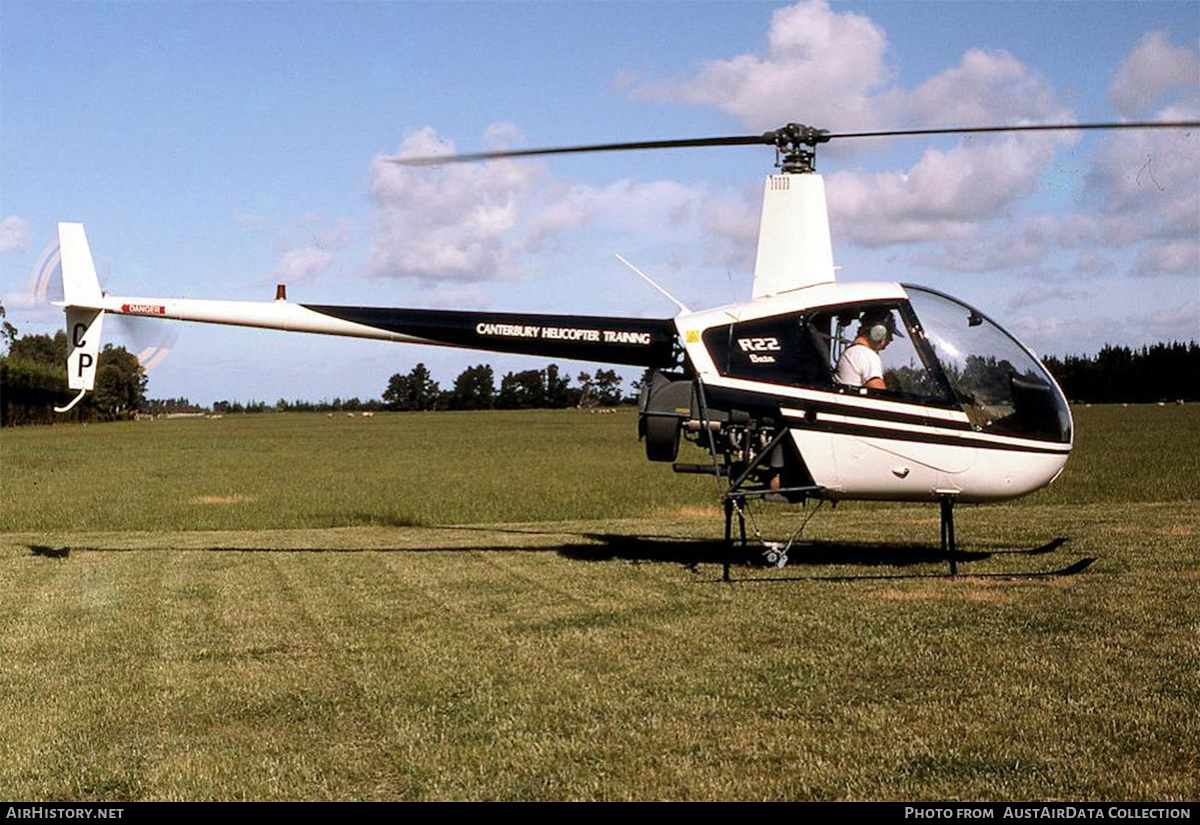 Aircraft Photo of ZK-HCP / CP | Robinson R-22 Beta | Canterbury Helicopter Training | AirHistory.net #724848