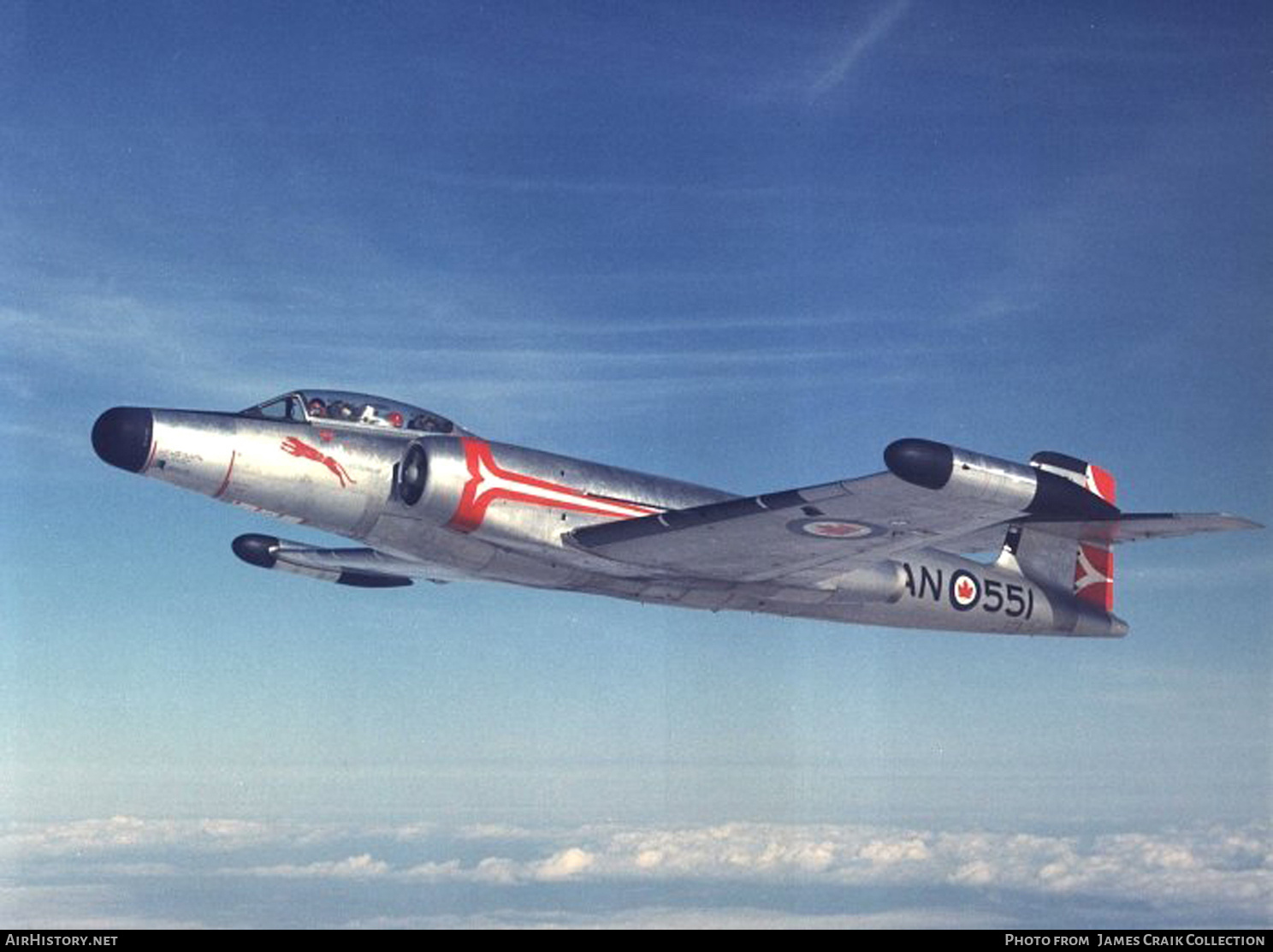 Aircraft Photo of 18551 | Avro Canada CF-100 Canuck Mk.5 | Canada - Air Force | AirHistory.net #724857