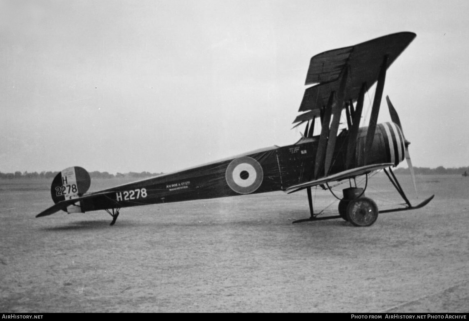 Aircraft Photo of H2278 | Avro 504K | UK - Air Force | AirHistory.net #724861