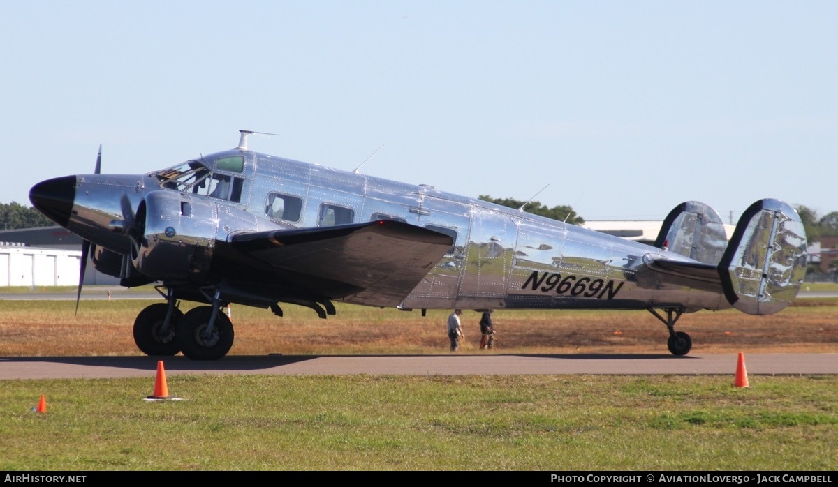 Aircraft Photo of N9669N | Beech E18S-9700 | AirHistory.net #724863