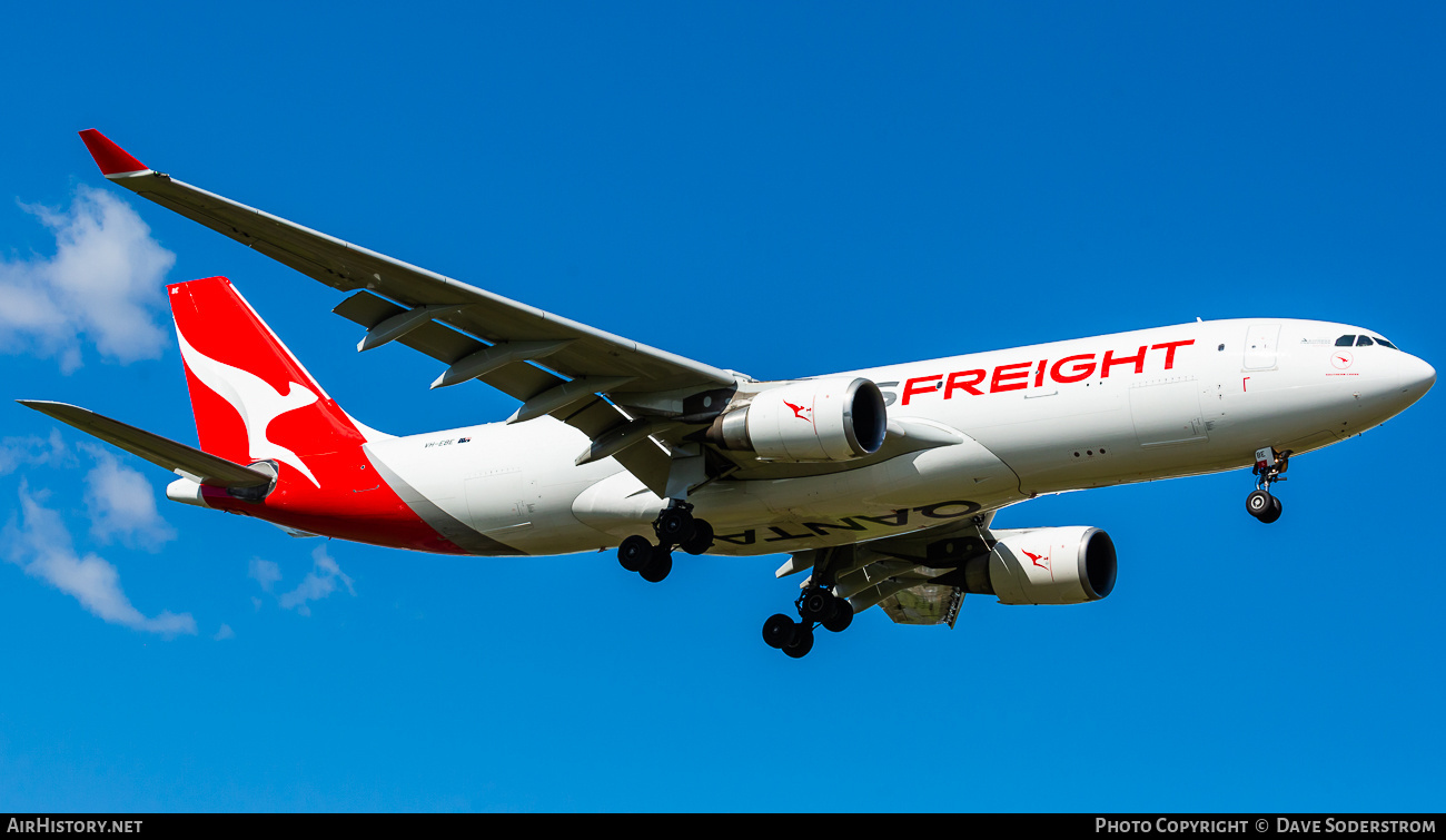 Aircraft Photo of VH-EBE | Airbus A330-202(P2F) | Qantas Freight | AirHistory.net #724865