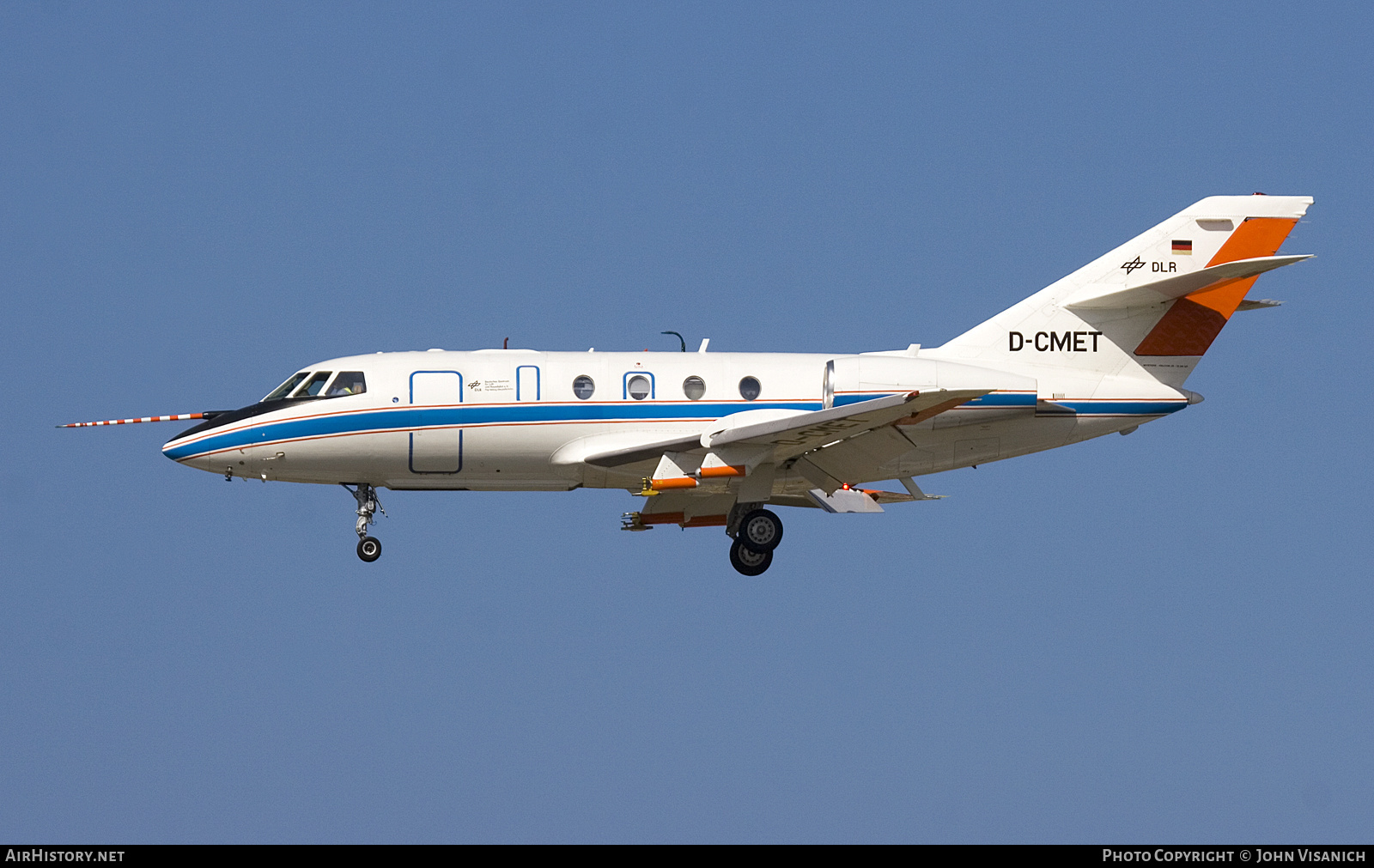 Aircraft Photo of D-CMET | Dassault Falcon 20E-5 | DLR - Deutsches Zentrum für Luft- und Raumfahrt | AirHistory.net #724875