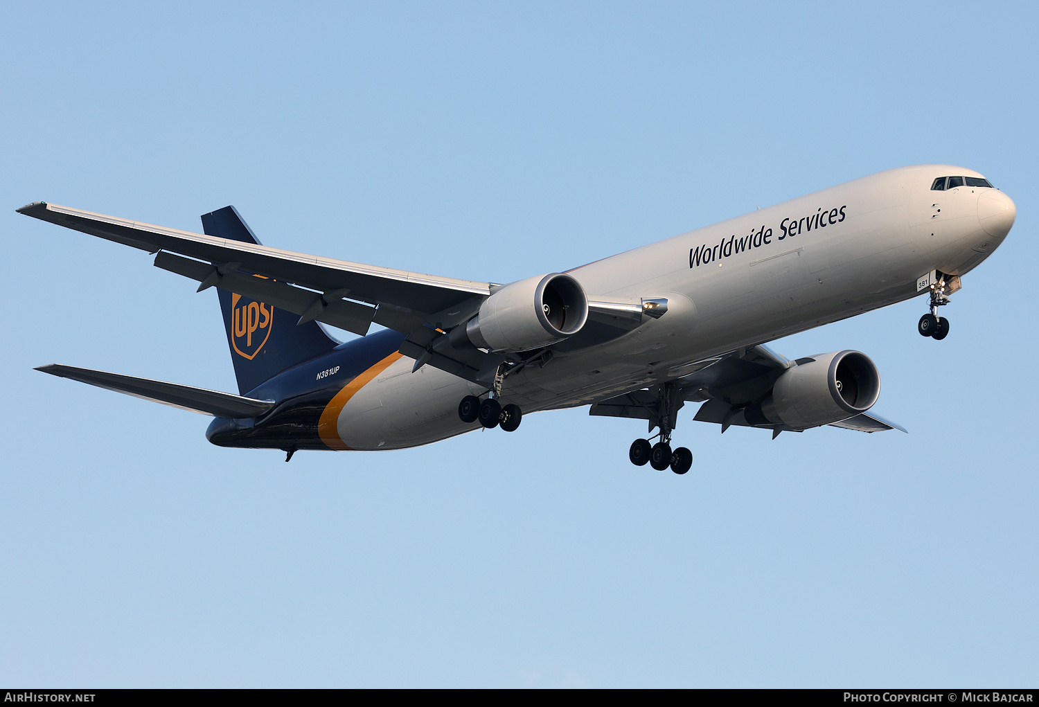 Aircraft Photo of N381UP | Boeing 767-300F | United Parcel Service - UPS | AirHistory.net #724889