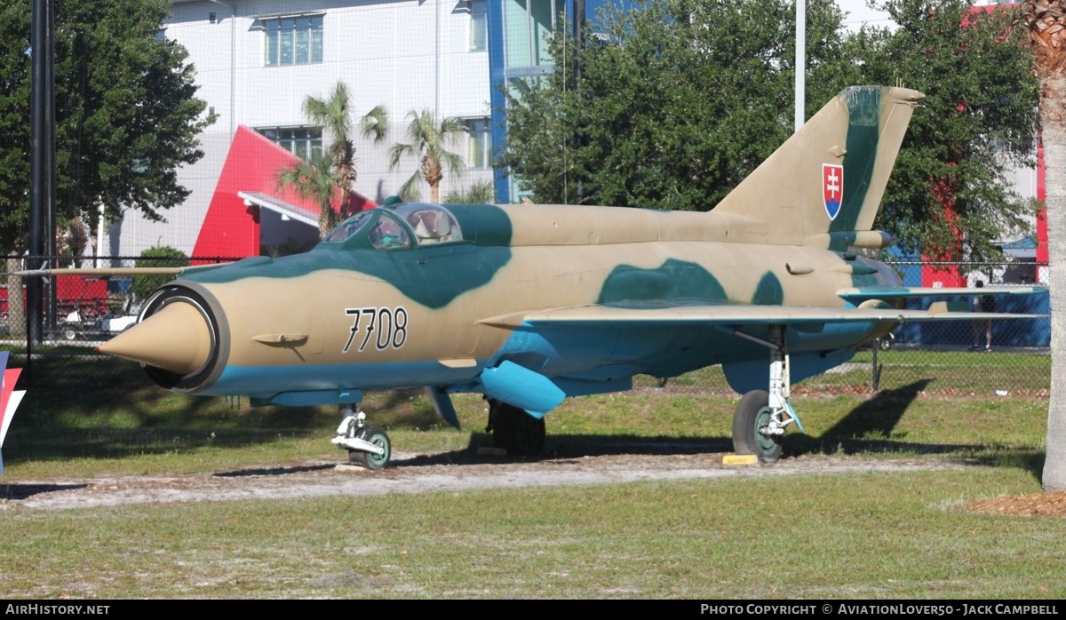 Aircraft Photo of 7708 | Mikoyan-Gurevich MiG-21MF | Slovakia - Air Force | AirHistory.net #724895