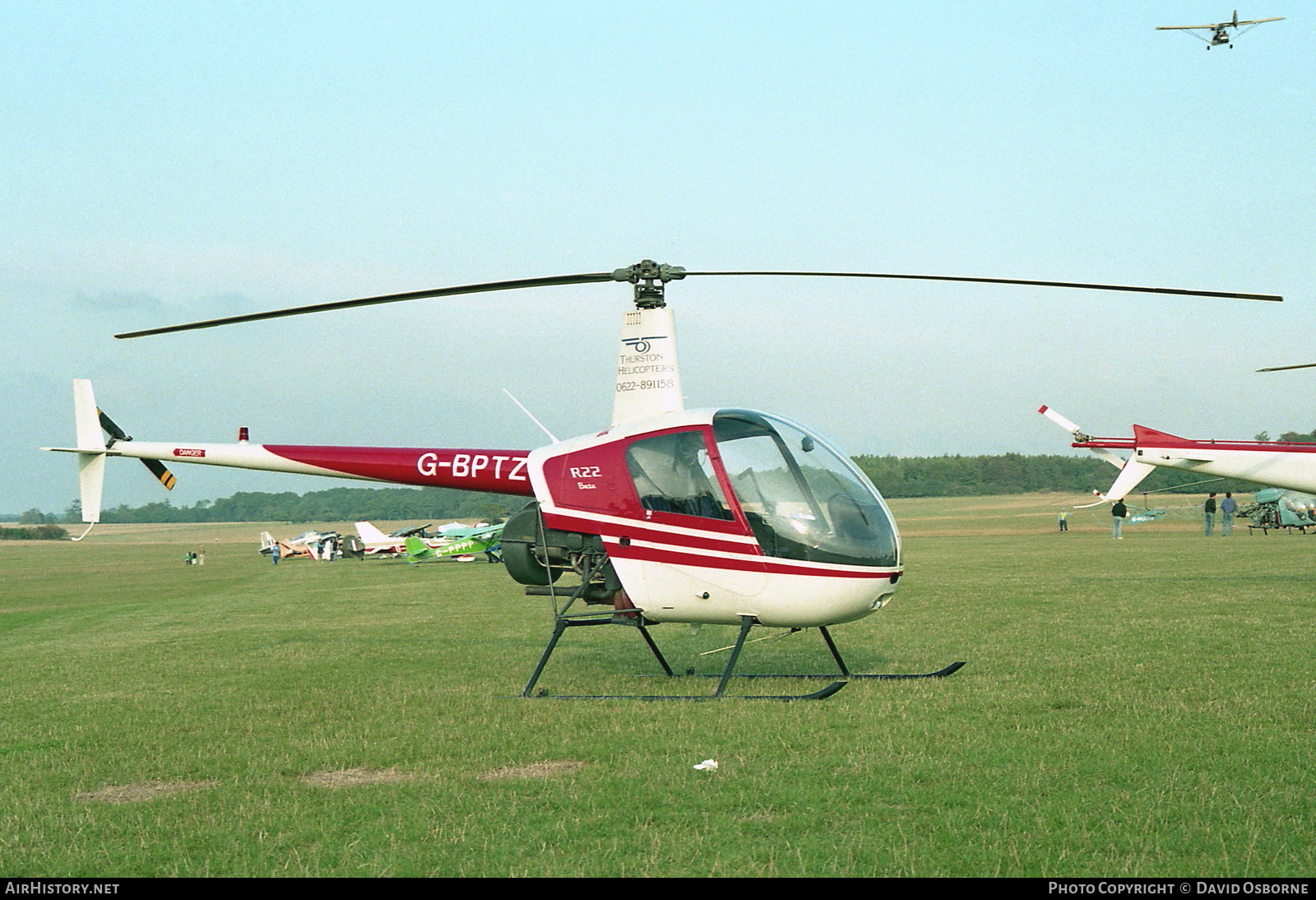 Aircraft Photo of G-BPTZ | Robinson R-22 Beta | Thurston Helicopters | AirHistory.net #724904