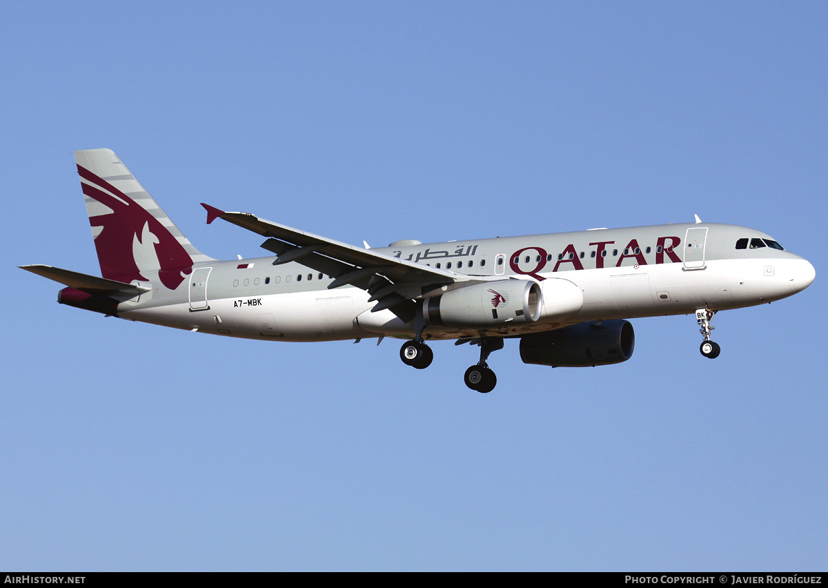 Aircraft Photo of A7-MBK | Airbus ACJ320 (A320-232/CJ) | Qatar Airways | AirHistory.net #724932