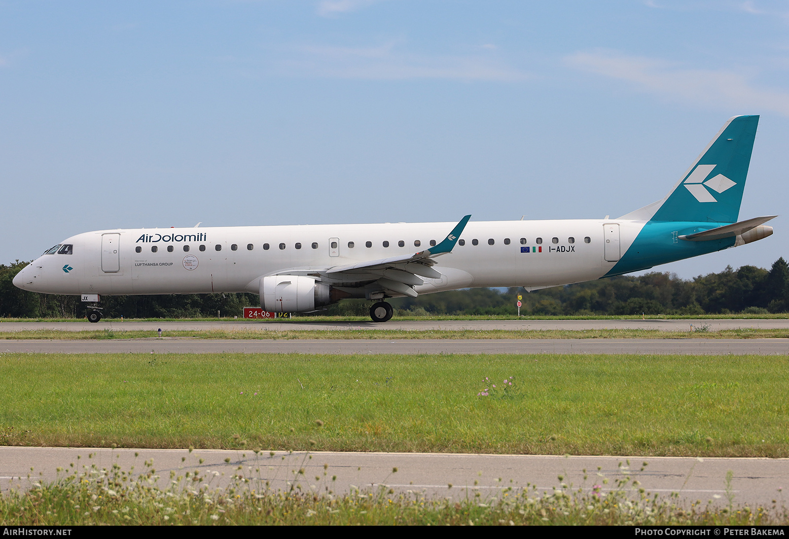 Aircraft Photo of I-ADJX | Embraer 195LR (ERJ-190-200LR) | Air Dolomiti | AirHistory.net #725030