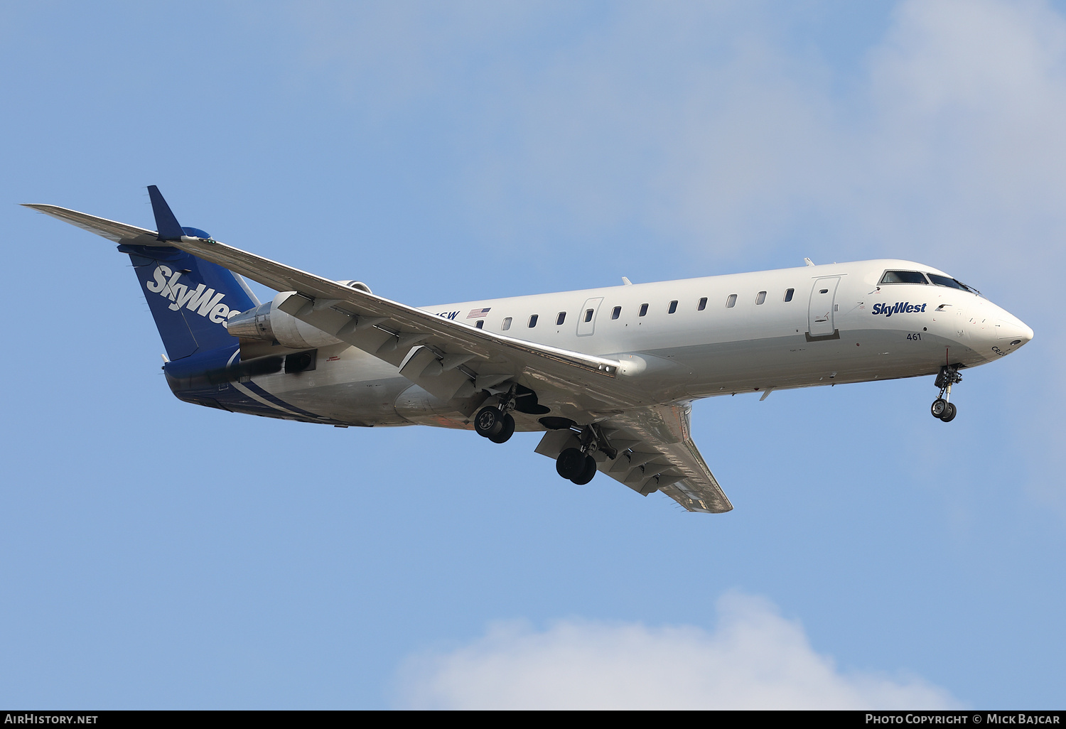 Aircraft Photo of N461SW | Bombardier CRJ-100LR (CL-600-2B19) | SkyWest Airlines | AirHistory.net #725041
