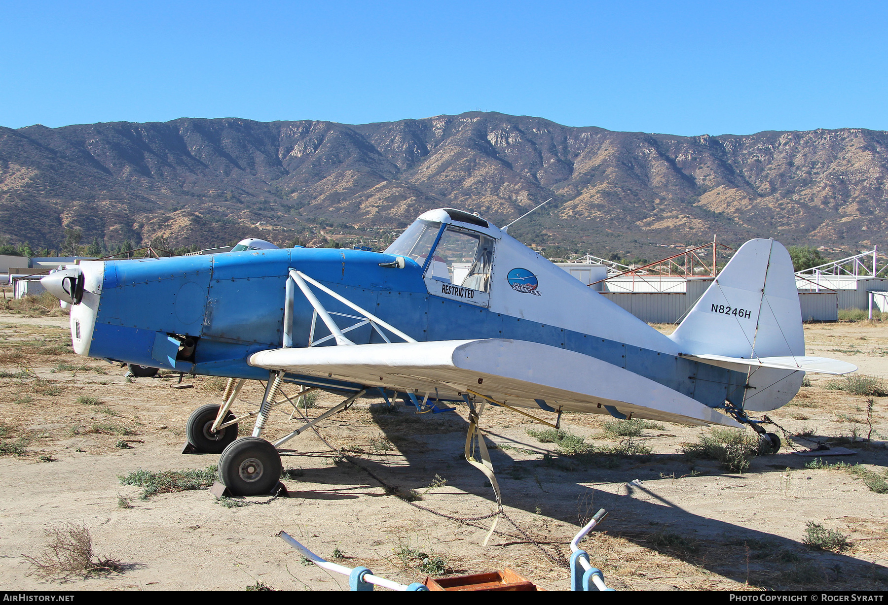 Aircraft Photo of N8346H | IMCO Callair A-9 | Lake Elsinore Soaring Club | AirHistory.net #725044